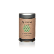 Paavani Ayurveda Hydrate Blend | Ayurvedic Tea for Vata Balance simple Rosy Brown Tea Tin,Compostable Refill