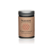 Paavani Ayurveda Rooibos Chai Blend | Ayurvedic Tea for Kapha Balance simple Rosy Brown Tea Tin,Compostable Refill