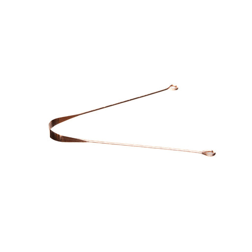 Paavani Ayurveda Copper Tongue Cleaner | Ayurvedic Tongue Scraping for Fresh Breath & Daily Detox simple White Smoke