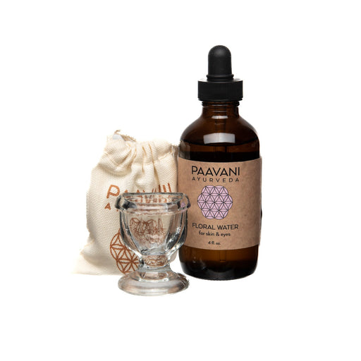Paavani Ayurveda Eye Wash Ritual | Ayurvedic Eye Cleansing for Soothing & Hydrating simple Rosy Brown