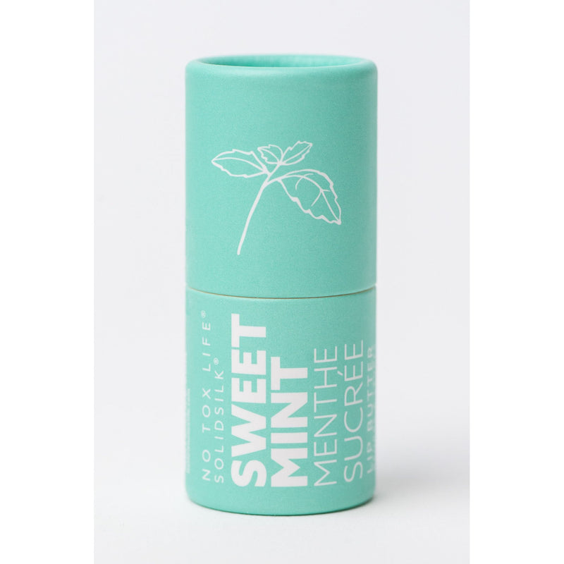 No Tox Life SOLIDSILK® Lip Butter - Sweet Mint - No Tox Life® Lip Care Lavender