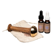 Paavani Ayurveda Radiant Skin Ritual | Ayurvedic Kansa Wand Facial Massage Kit variable Light Gray Vata,Pitta,Kapha,Tridoshic,Clarify