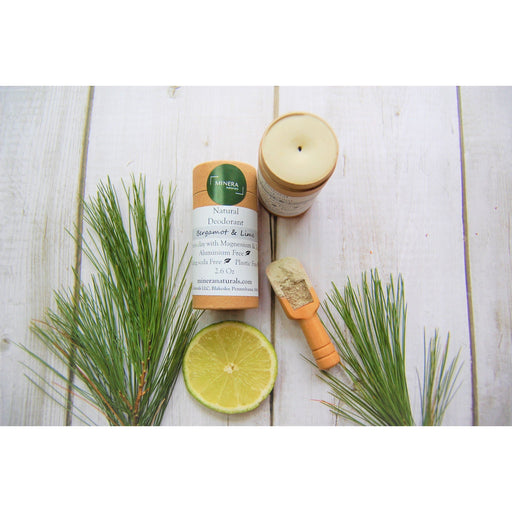 Mineranaturals Natural deodorant - Bergamot & Lime Light Gray