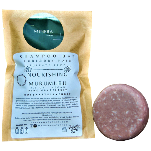 Mineranaturals Nourishing Murumuru Shampoo Bar - Curl & Dry hair Gray Nourishing Murumuru shampoo bar + Nourishing Murumuru conditioner bar,Nourishing Murumuru shampoo bar