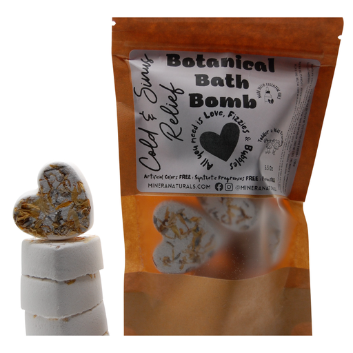Mineranaturals Botanical Bath Bomb White Smoke Cold & Sinus Relief