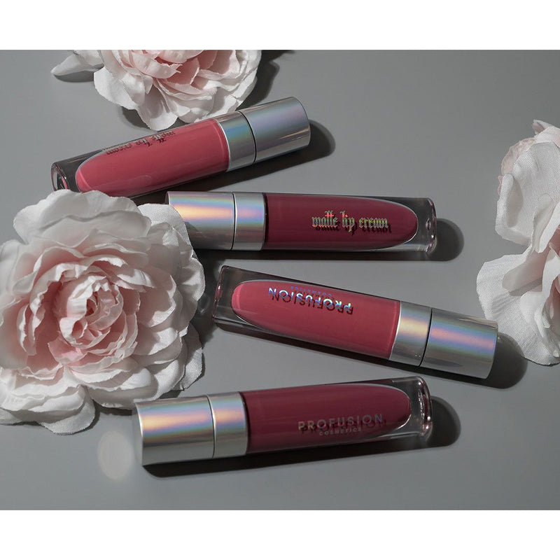 Profusion Cosmetics Enchanted Forest | Magical Matte Lip Cream Light Slate Gray Rosy Dream,Forbidden Love