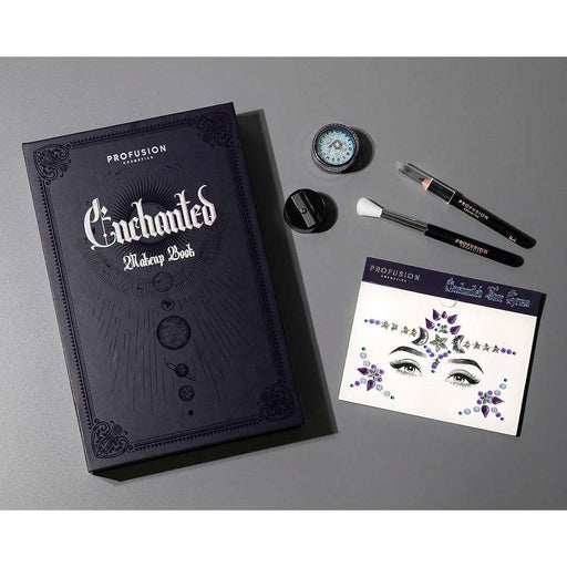 Profusion Cosmetics Enchanted Forest | 5-pc Makeup Look Book Eyes Dim Gray
