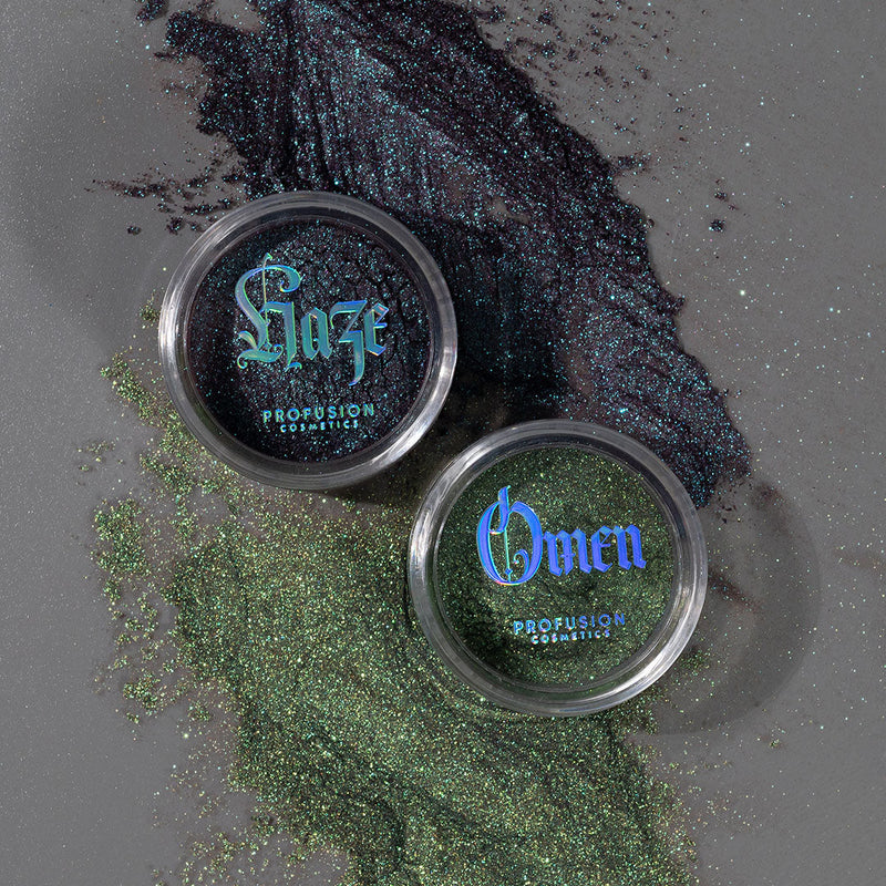 Profusion Cosmetics Enchanted Forest | Dragon Duochrome Mineral Pigment Eyes Dim Gray Haze,Omen