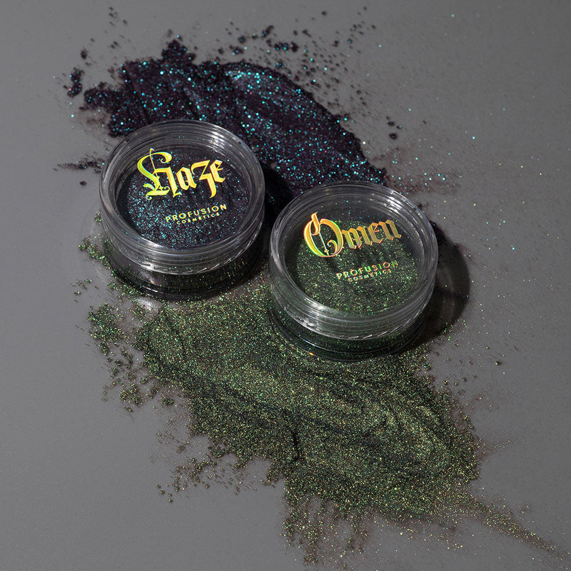 Profusion Cosmetics Enchanted Forest | Dragon Duochrome Mineral Pigment Eyes Dim Gray Haze,Omen