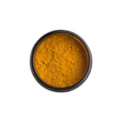 Paavani Ayurveda Golden Milk | Ayurvedic Turmeric Latte Blend with Ashwagandha & Shatavari simple Dark Goldenrod Glass Jar,Compostable Refill