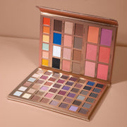 Profusion Cosmetics Artistry Attire | 72pc Beauty Portfolio Eyes Rosy Brown