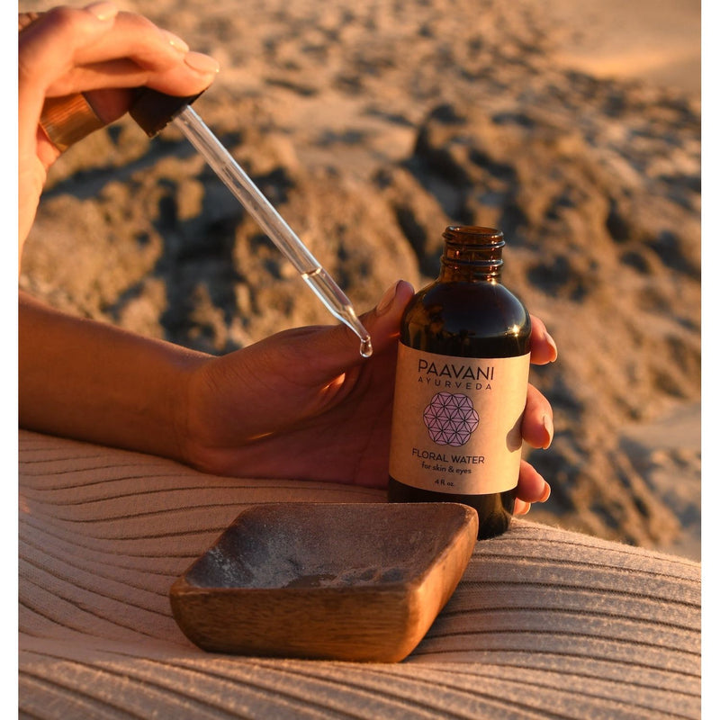 Paavani Ayurveda Facial Bowl & Spoon | Eco-Friendly Ayurvedic Skincare Tool simple Sienna