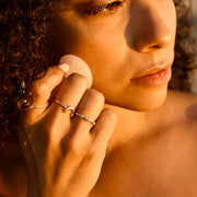 Paavani Ayurveda Rose Quartz Facial Tool | Ayurvedic Massage Stone simple Chocolate