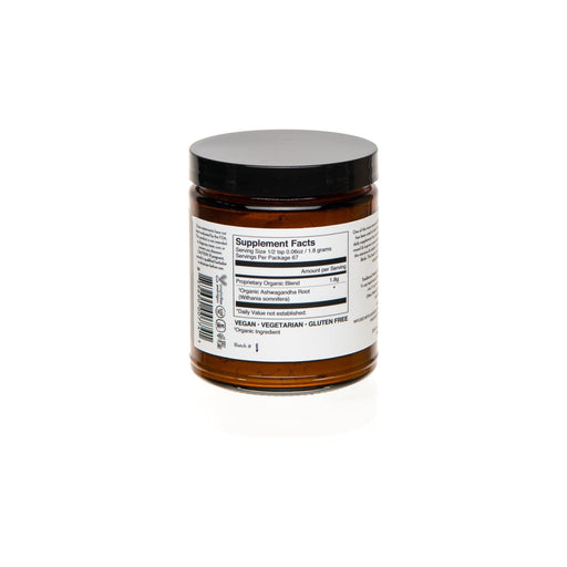 Paavani Ayurveda Ashwagandha | Ayurvedic Adaptogen for Stress Support & Vitality Vitamins & Supplements Black Glass Jar,Compostable Refill