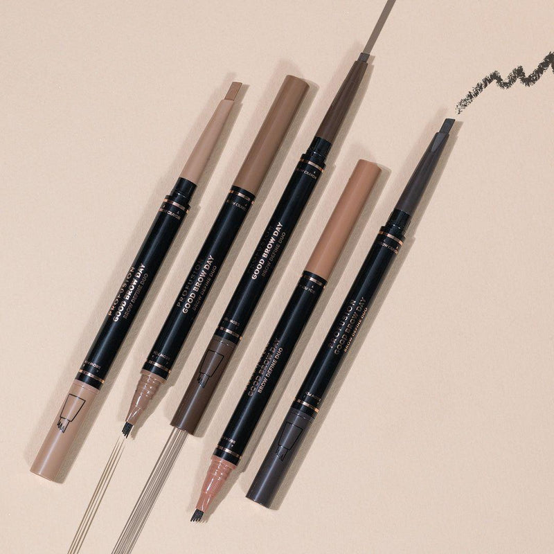 Profusion Cosmetics Good Brow Day - Brow Define Duo Brows Light Gray Blonde,Taupe,Soft Brown,Medium Brown,Soft Black