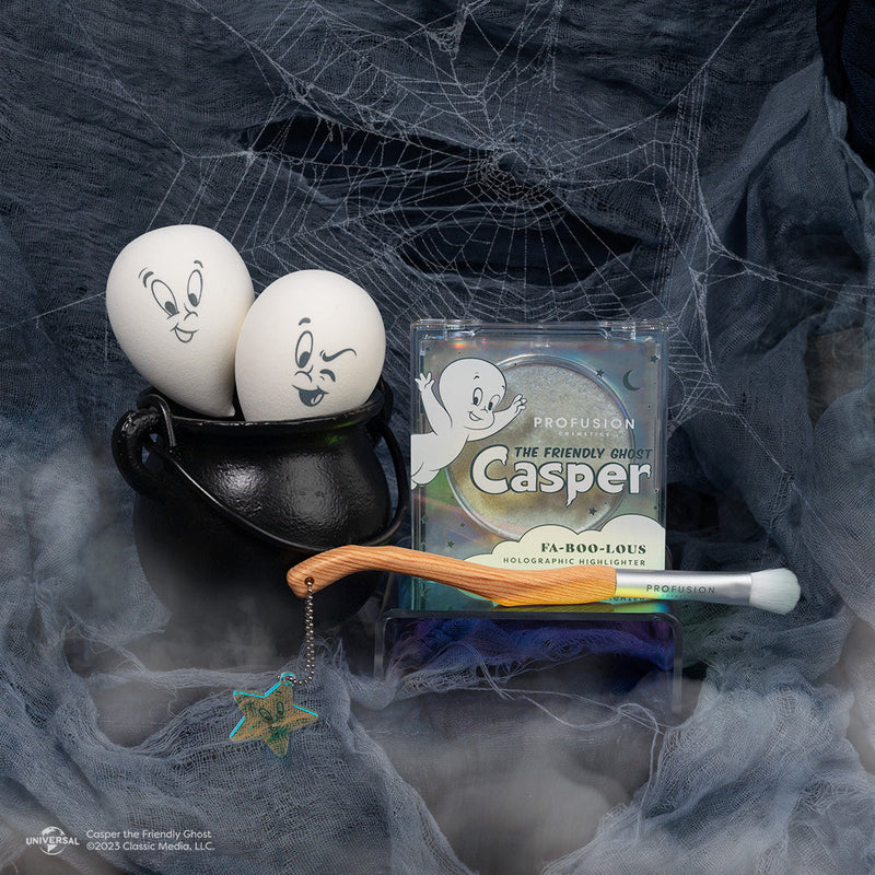 Profusion Cosmetics Casper The Friendly Ghost | Blissed out Blend Glow In The Dark 2 PC Blending Sponge Set accessories Dark Slate Gray