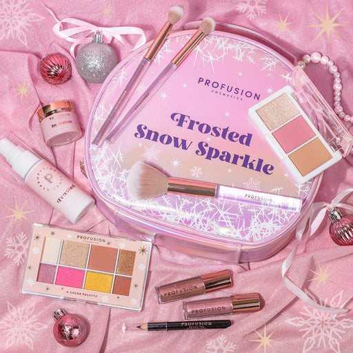 Profusion Cosmetics Frosted Snow Sparkle | 19 PC Beauty Box Eye Thistle