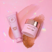 Profusion Cosmetics Frosted Snow Sparkle | Sugar Lip Scrub and Hydrating Lip Balm Lips Light Pink
