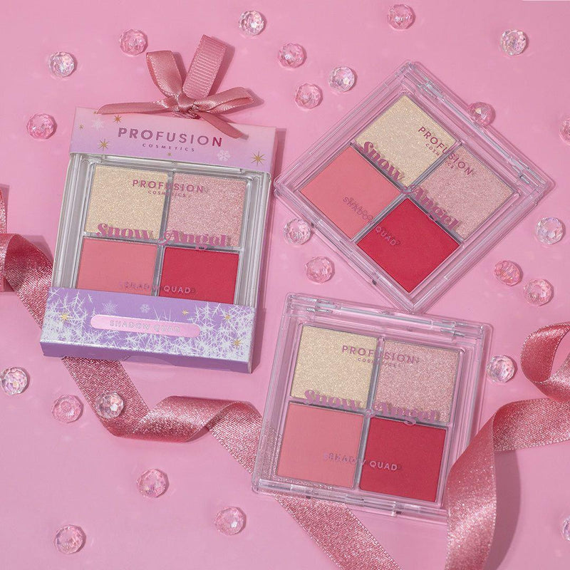 Profusion Cosmetics Frosted Snow Sparkle | Snow Angel Eyeshadow Eye Rosy Brown