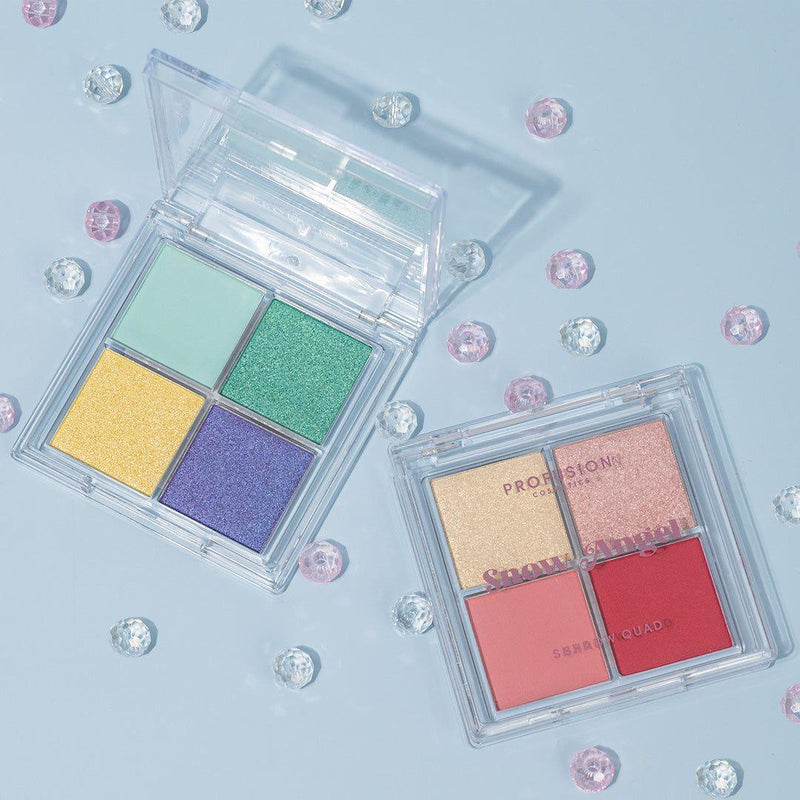 Profusion Cosmetics Frosted Snow Sparkle | Icicle Eyeshadow Eye Light Steel Blue