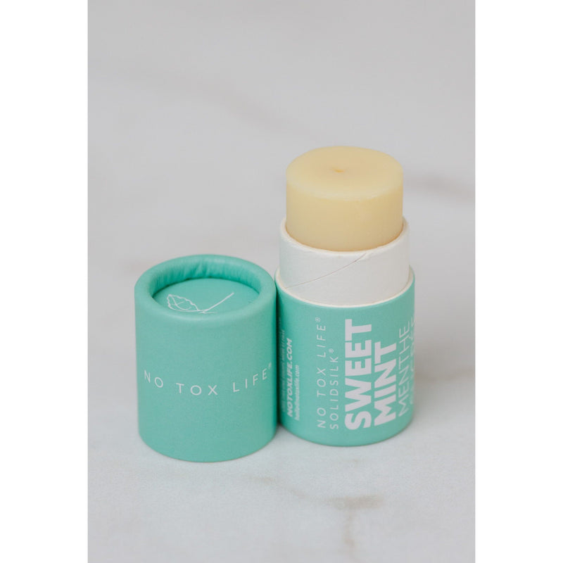 No Tox Life SOLIDSILK® Lip Butter - Sweet Mint - No Tox Life® Lip Care Gray