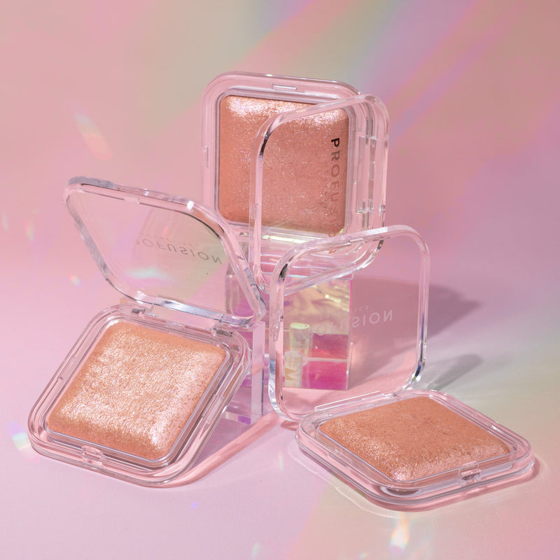 Profusion Cosmetics Holo Beam | Holographic Highlighter Face Tan Aura,Flare,Transcend