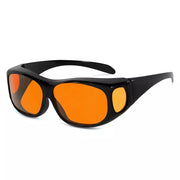 eyekeeper.com Blue Light Blocking Fitover Glasses Orange Sleeping Eyeglasses DSXM1806 Eyeglasses White Smoke Black / without magnification