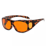 eyekeeper.com Blue Light Blocking Fitover Glasses Orange Sleeping Eyeglasses DSXM1806 Eyeglasses White Smoke Tortoise / without magnification