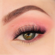Pink Purée Daisy Strip Lashes Tan