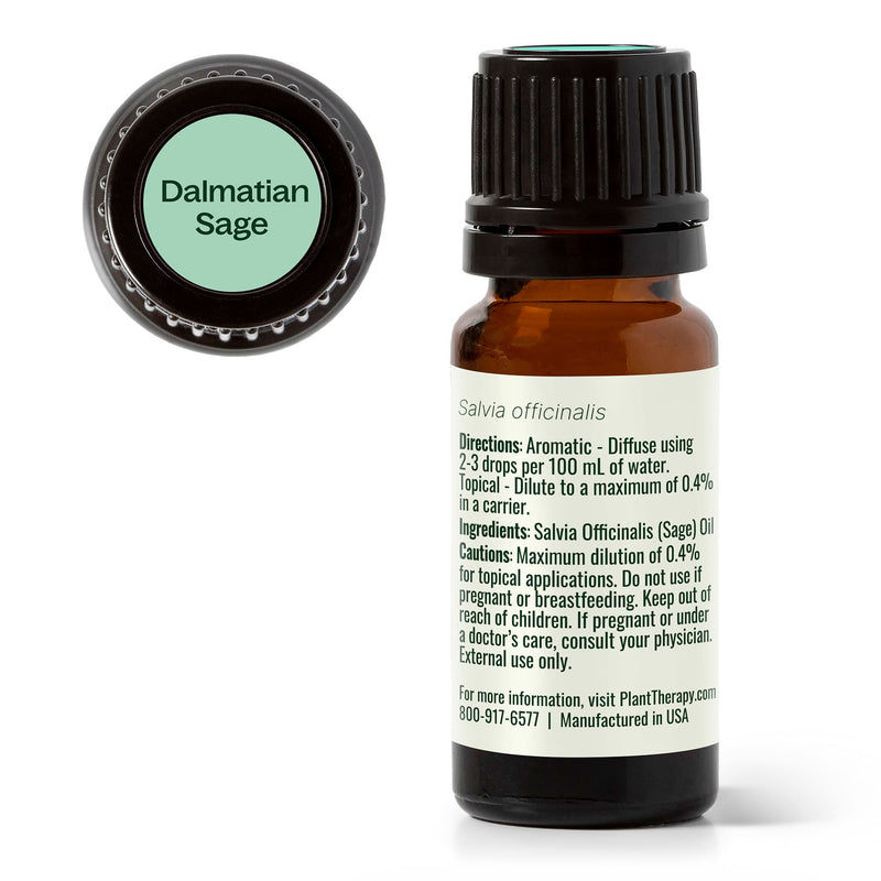 Plant Therapy Dalmatian Sage Essential Oil Essential Oil White Smoke 10 mL