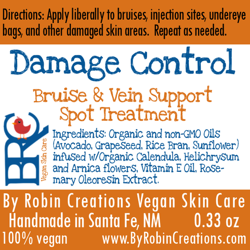 By Robin Creations Damage Control Bruise & Varicose Vein Spot Treatment Oil Deodorant & Body Care White Smoke