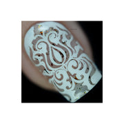UberChic Beauty Damask & Baroque Stamping Plate Dim Gray