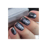 UberChic Beauty Damask & Baroque Stamping Plate Rosy Brown