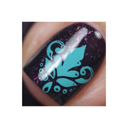 UberChic Beauty Damask & Baroque Stamping Plate Rosy Brown