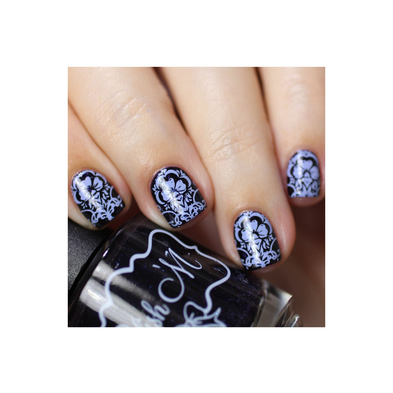 UberChic Beauty Damask & Baroque Stamping Plate Tan