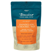 Teeccino Dandelion Caramel Nut Chicory Herbal Coffee Herbal Coffee Dark Slate Gray 500g ground
