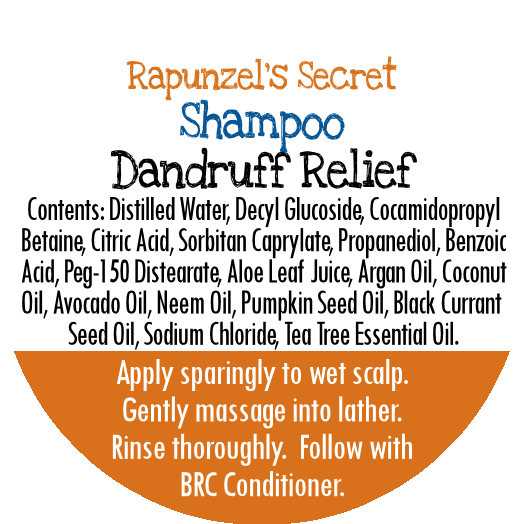 By Robin Creations Rapunzel's Secret Liquid Soothing Dandruff Relief Shampoo Shampoo White Smoke 8 oz Biodegradable Pump Bottle,16 oz Biodegradable Pump Bottle,17 oz Aluminum Refill Pouch