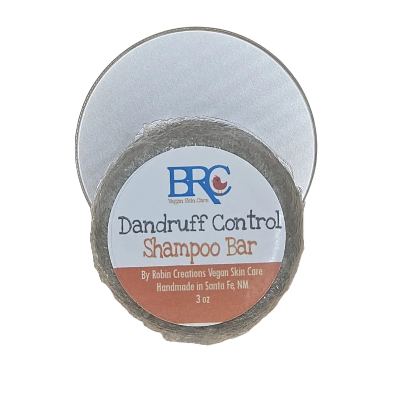 By Robin Creations Dandruff Control Shampoo Bar Shampoo White Smoke 1 Bar with Storage Tin