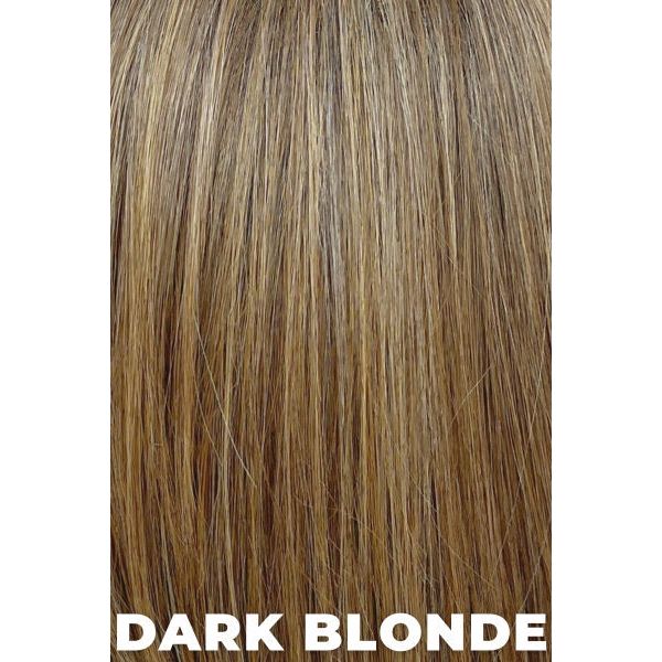 VIP Extensions HairUWear Enthusiastic Short Shag Wig – Dark Blonde Wig Dark Olive Green