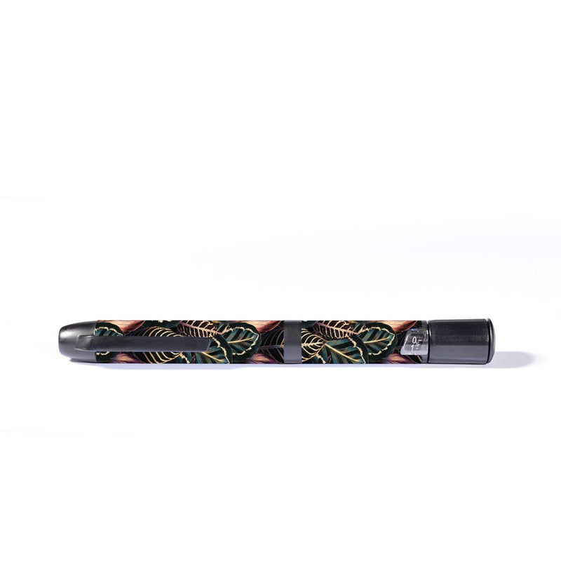 Peelz Dark Moon Leaves InPen - Smart Insulin Pen Peelz/Stickers Dark Slate Gray