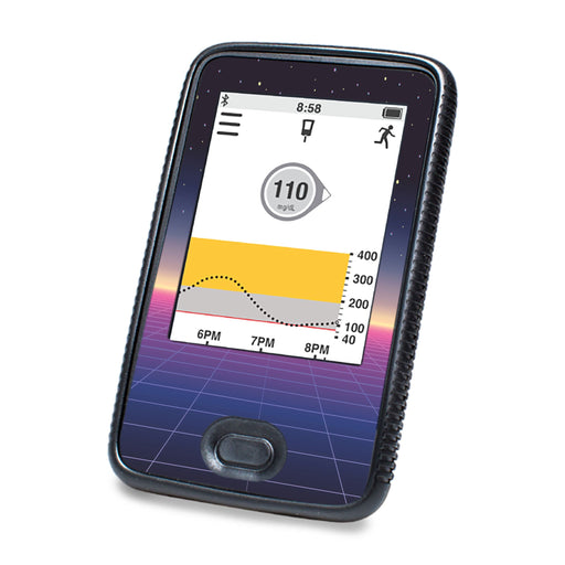 Peelz Dark Side Designed for DEXCOM G6 Touchscreen Receiver Peelz/Stickers White Smoke