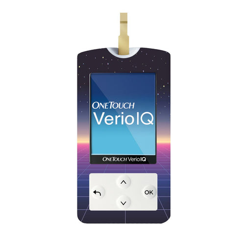 Peelz Dark Side for OneTouch Verio IQ Glucometer Peelz/Stickers White Smoke
