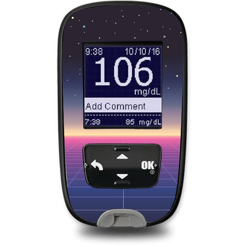 Peelz Dark Side for the Accu-Chek Guide Glucometer Peelz/Stickers Dark Slate Gray