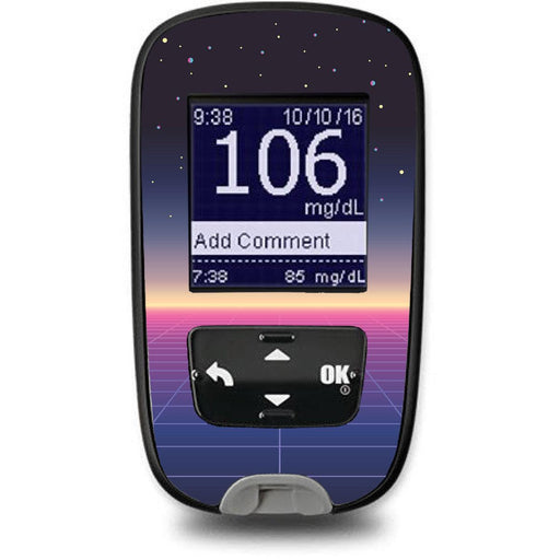 Peelz Dark Side for the Accu-Chek Guide Glucometer Peelz/Stickers Dark Slate Gray