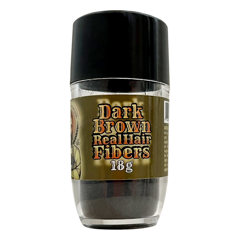 officialilovebeingabarber Dark Brown Real Hair Fibers Dark Slate Gray