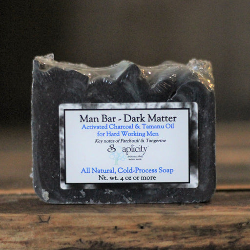 Soaplicity Dark Matter Soap Man Bar Soap Bar Dark Slate Gray Default Title