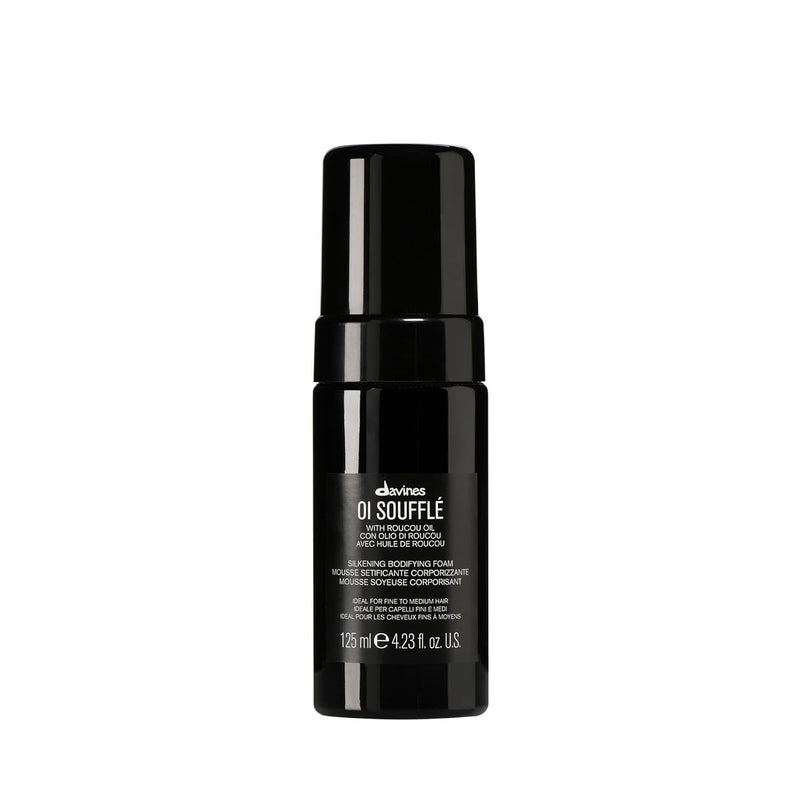 Nava Beauty Davines OI Souffle Silkening Bodifying Foam Hair Black 125 mL