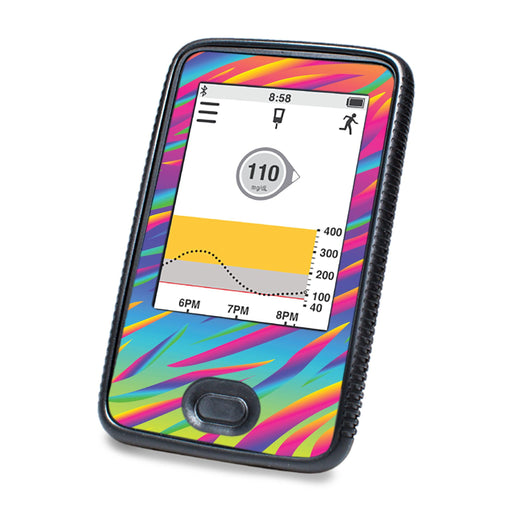Peelz DayGlo DEXCOM G6 Touchscreen Receiver Peelz/Stickers White Smoke