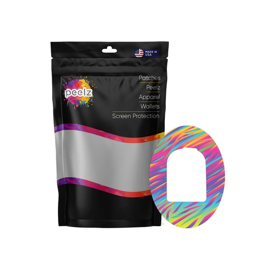 Peelz DayGlo Pod Patch Tape - Pump Peelz Patch Medical Tape White Smoke 4-Pack (Set of 4 Patches)