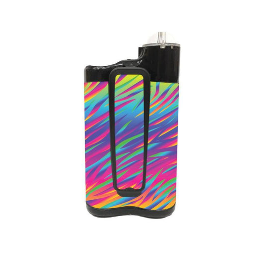 Peelz DayGlo Sticker for Medtronic MiniMed 770G & 780G Peelz/Stickers White Smoke Back and Clip Peelz